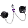 plug anal chaine violet