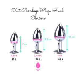Kit bondage chaine dimensions