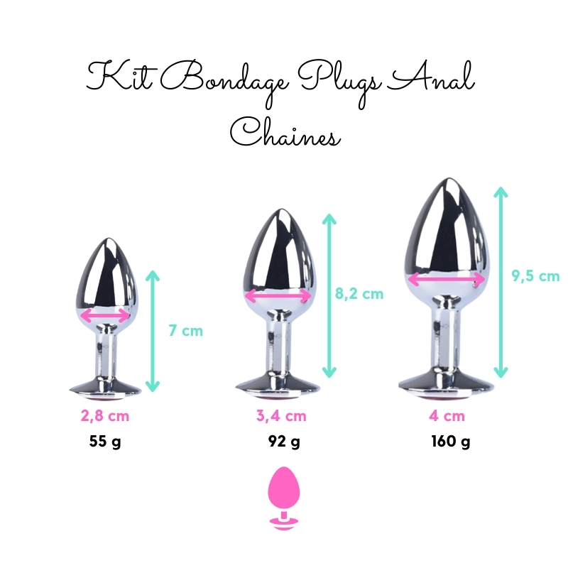 Kit bondage chaine dimensions