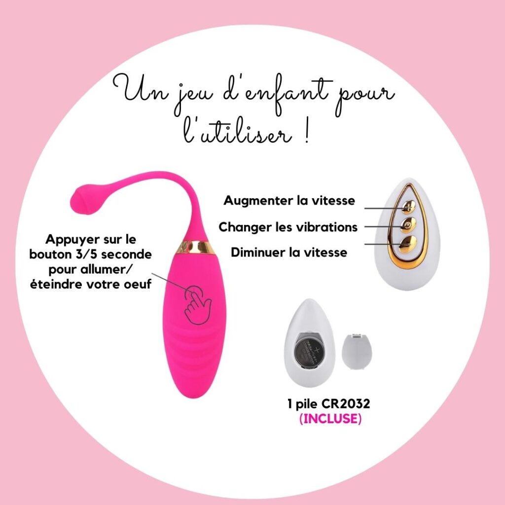 utilisation oeuf vibrant