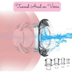 Tunnel transparent Creux avec Spéculum et Bouchon – Image 4